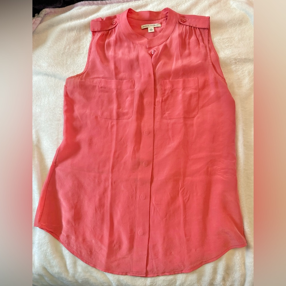 Banana Republic silk tank